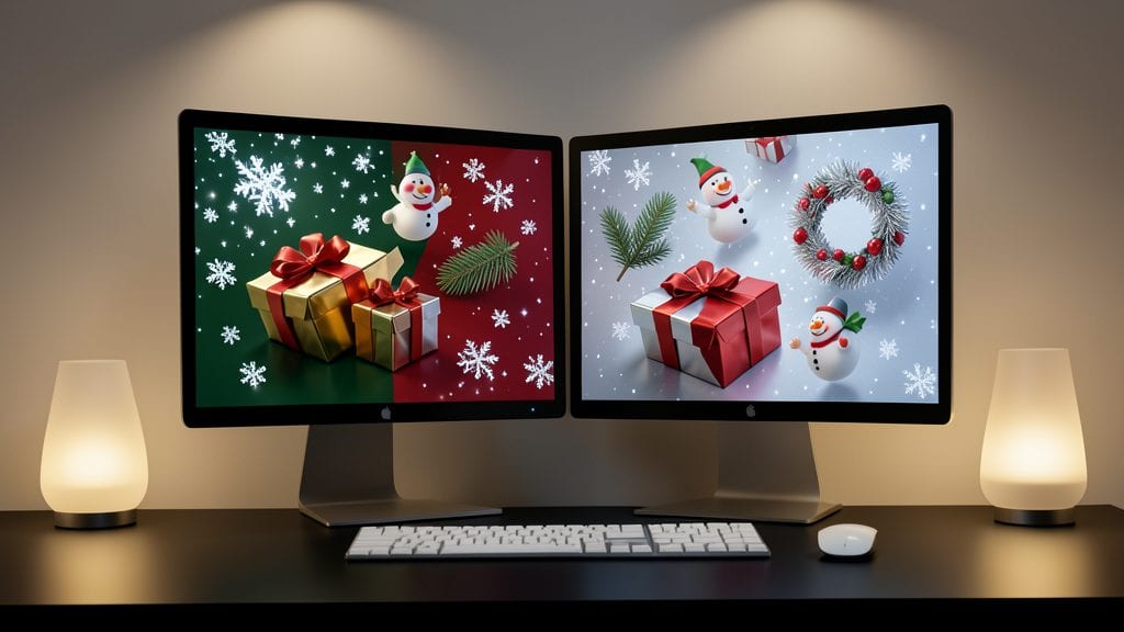 Holiday-Themed 3D PowerPoint Templates for Events