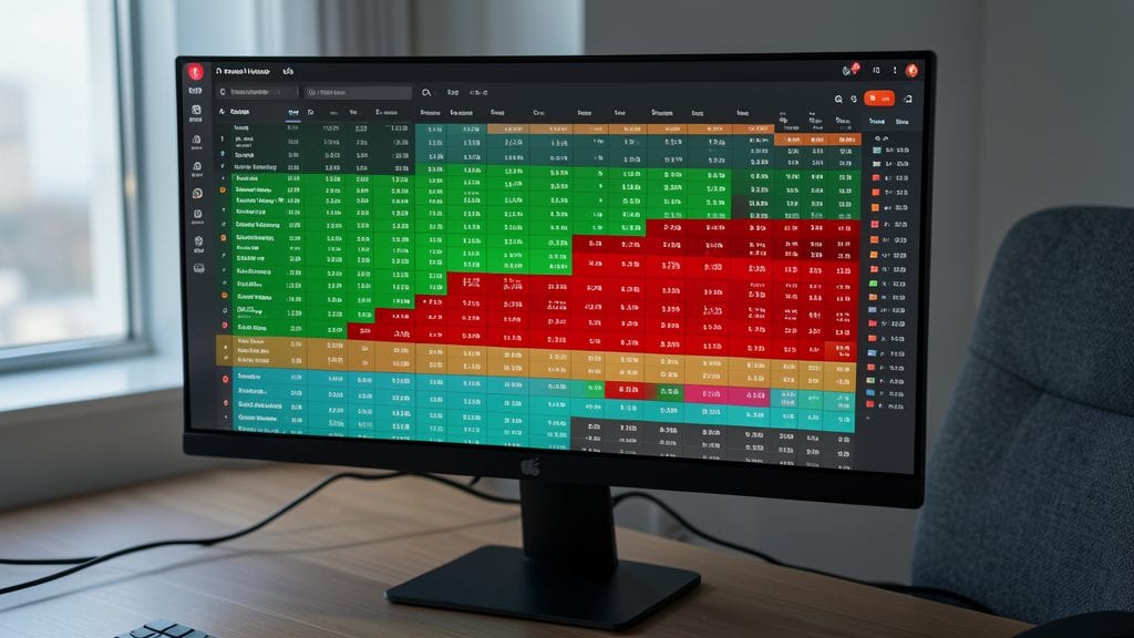 Real-Time Stock Portfolio Heatmap Visualization
