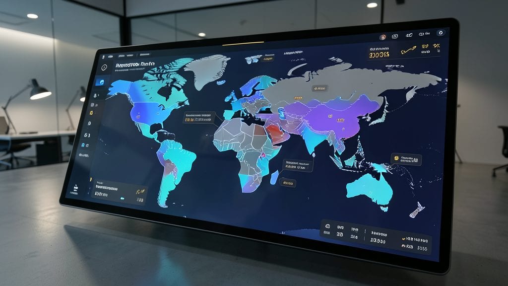Geospatial Revenue Distribution Maps