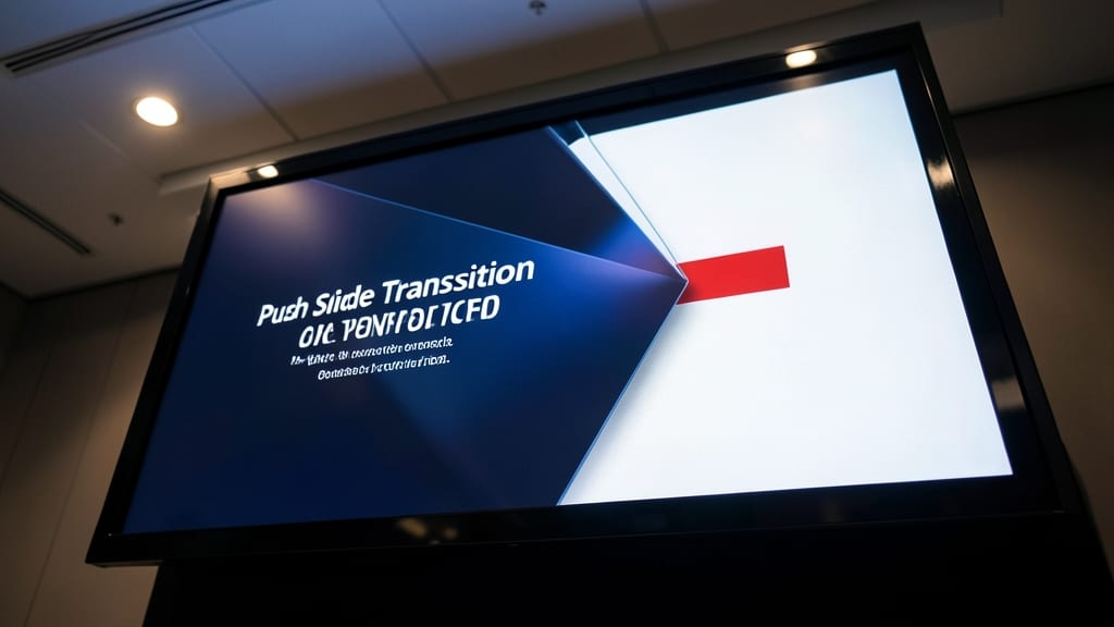 Push Slide Transition for High-Impact Reveals