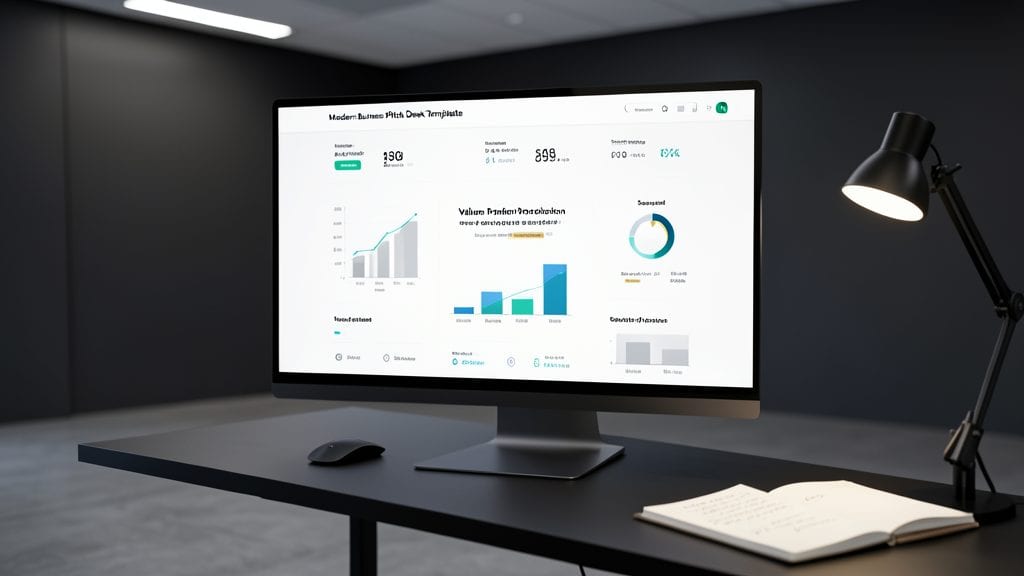 Modern Business Pitch Deck Template